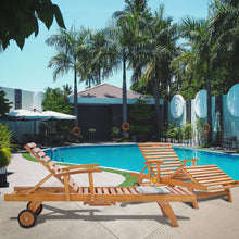 10% OFF OPEN BOX SPECIAL – Set of 4 Teak Bahama Pool Loungers (New & Unused)