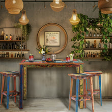 Marina Del Rey Rectangular Table, Bar Height, 55 x 35 inches