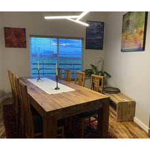 Recycled Teak Wood Marbella Dining Table, 102 Inch