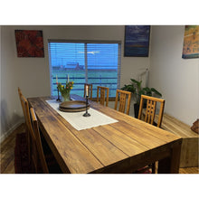 Recycled Teak Wood Marbella Dining Table, 102 Inch