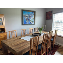 Recycled Teak Wood Marbella Dining Table, 102 Inch