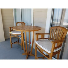 Teak Wood Orleans Bar Stool With Arms