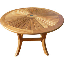 Teak Wood Sun Dining Table, 47 Inch - Chic Teak