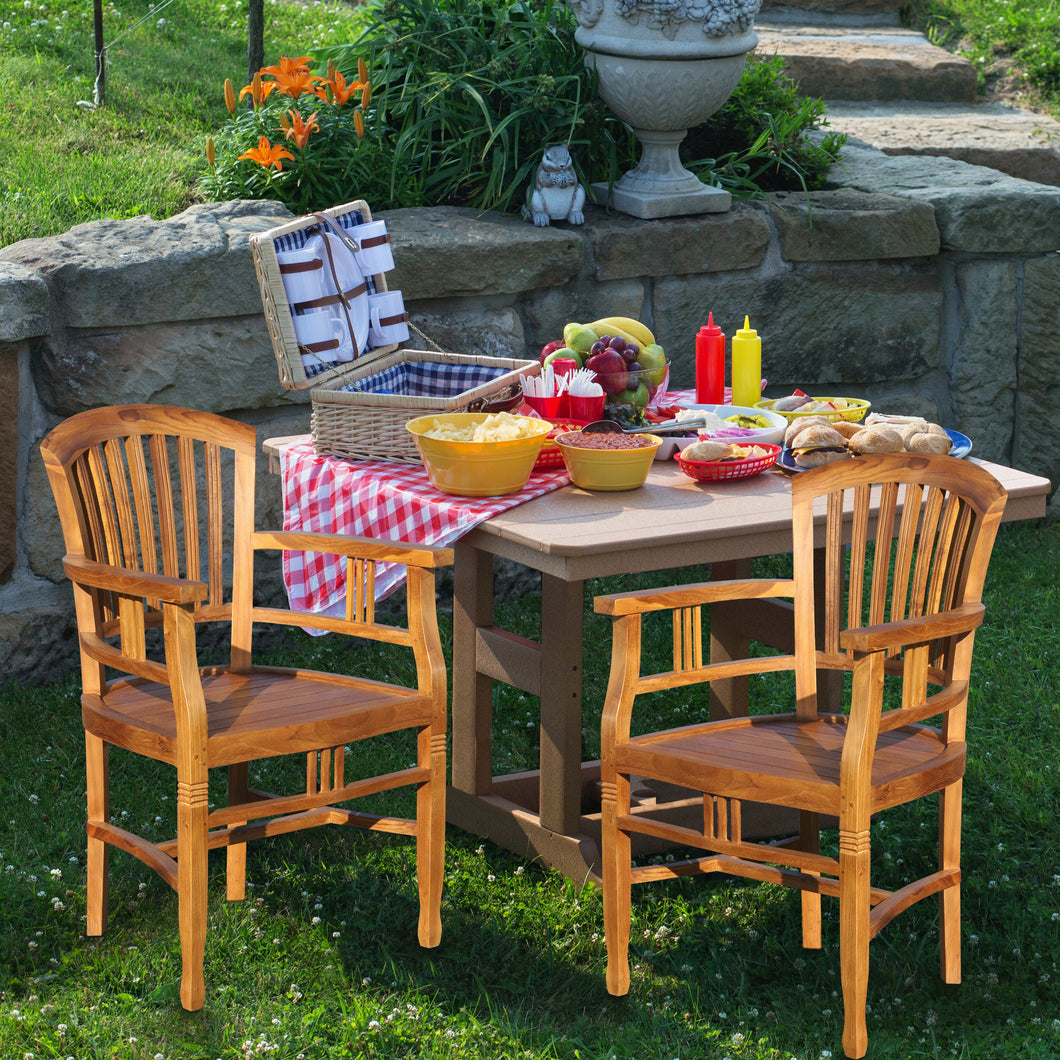 Teak Wood Orleans Arm Chair