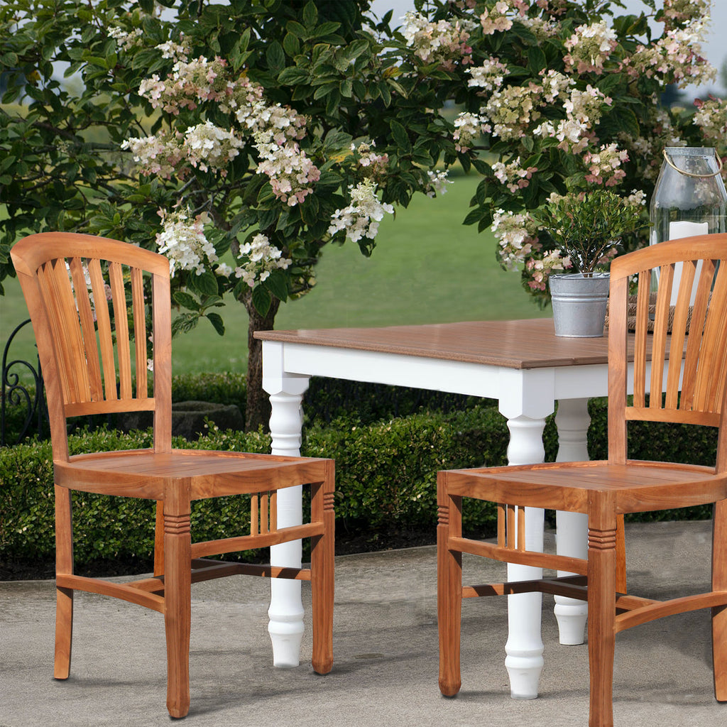Teak Wood Orleans Side Chair by Chic Teak Canada only CAD $737.64