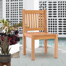 Teak Wood Elzas Side Chair