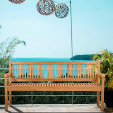 Teak Wood Elzas Triple Bench