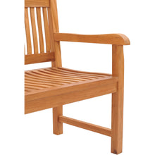Teak Wood Elzas Double Bench
