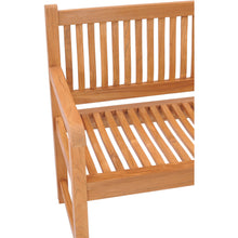 Teak Wood Elzas Double Bench