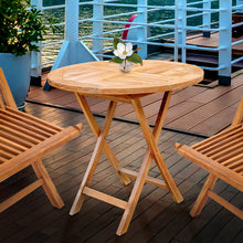 Teak Wood California Folding Table, 36 inch