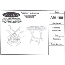 Teak Wood Java Folding Table, 47 inch
