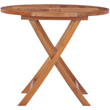 Teak Wood California Folding Table, 36 inch