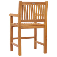 Teak Wood Elzas Counter Stool with Arms