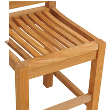 Teak Wood Elzas Counter Stool without Arms