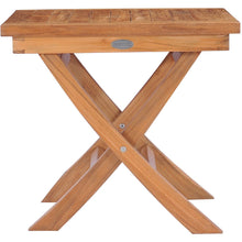 Teak Wood Titanic Folding Side Table