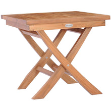 Teak Wood Titanic Folding Side Table