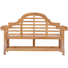 Teak Wood Lutyens Double Bench