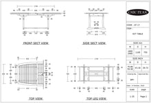 Teak Wood West Palm Semi Oval Extension Table