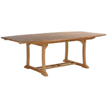 9 Piece Semi Oval Teak Wood West Palm Table/Chair Set With Cushions