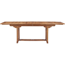 Teak Wood West Palm Semi Oval Extension Table