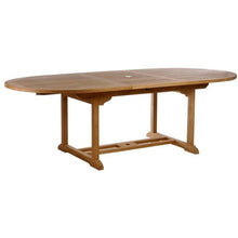 9 Piece Oval Teak Wood Boston Table/Chair Set With Cushions