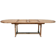 11 Piece Oval Teak Wood Elzas Table/Chair Set With Cushions