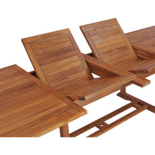11 Piece Teak Wood Castle Patio Dining Set with Oval Double Extension Table, 8 Side Chairs and 2 Arm Chairs