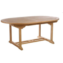 9 Piece Oval Teak Wood West Palm Table/Chair Set With Cushions