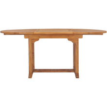Teak Wood Orleans Round to Oval Extension Table