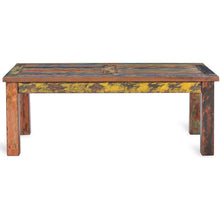 Marina del Rey Rectangular Coffee Table made from Recycled Teak Wood Boats