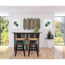 Marina Del Rey Recycled Teak Wood Boat Freestanding Bar (Available in Left or Right)