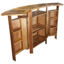 Marina Del Rey Folding Freestanding Bar, Made From Recycled Teak Wood Boats