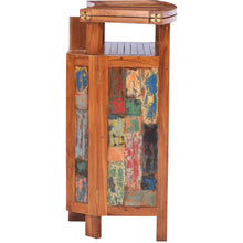 Marina Del Rey Folding Freestanding Bar, Made From Recycled Teak Wood Boats