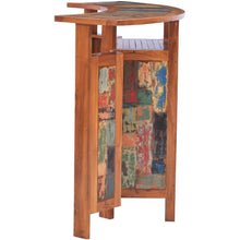 Marina Del Rey Folding Freestanding Bar, Made From Recycled Teak Wood Boats
