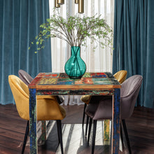 Marina del Rey Rectangular Dining Table Made From Recycled Teak Wood Boats, 63 X 35 Inches
