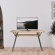 Recycled Teak Wood Brux Art Deco Console / Serving Table