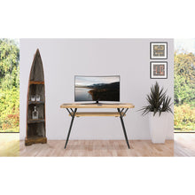 Recycled Teak Wood Brux Art Deco Console / Serving Table - Chic Teak