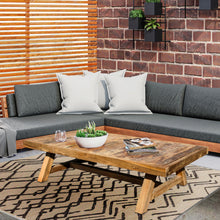 Recycled Teak Wood Tuscany Coffee Table - 55" x 30"
