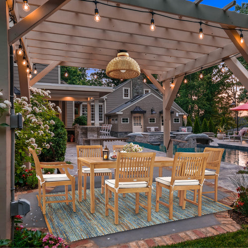 7 Piece Teak Wood Castle 63