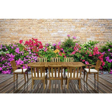 Teak Wood West Palm Semi Oval Extension Table