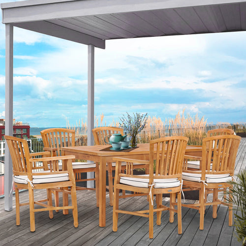 7 Piece Teak Wood Orleans 55