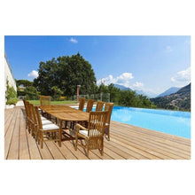 Teak Wood Orleans Oval Double Extension Table