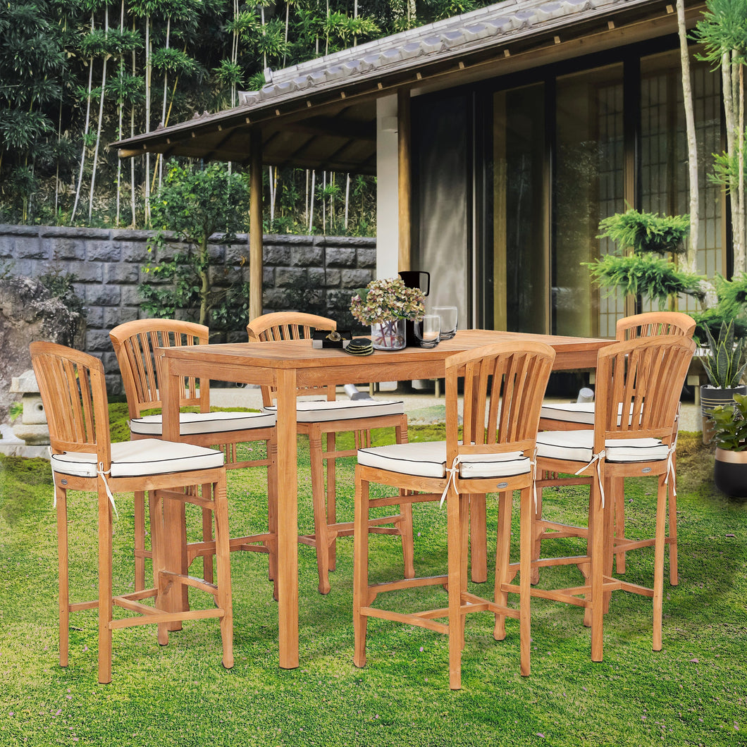 7 Piece Teak Wood Orleans 63