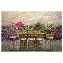 9 Piece Teak Wood Orleans Bar Table/Chair Set With Cushions - Chic Teak