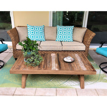 Recycled Teak Wood Tuscany Coffee Table - 55" x 30"