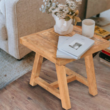 Recycled Teak Wood Tuscany End Table