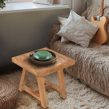 Recycled Teak Wood Tuscany End Table
