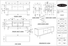 Belum Live Edge Suar Wood Buffet with 2 doors/3 drawers