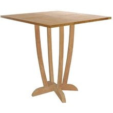 5 Piece Square Teak Wood Orleans Bar Table/Chair Set With Cushions