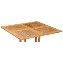 Teak Wood Amsterdam Square Dining Table, 47 inch